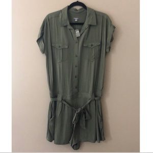Aerie Green Romper